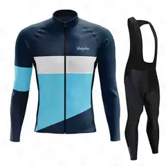 RAPHA autumn and winter men's and women's bicycle clothing warm fleece long sleeve mountain bike riding clothing highway bicycle windproof outside