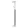 No-Drill Telescopic Rod Stainless Steel Clothes Drying Rod Bathroom Clothes Rack Household Curtain Rod Wardrobe Support Rod