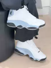 High-Quality Air Jordan 13 High-Top Basketball Shoes for Men and Women, Versatile Classic Black and White Panda Desert Red Aj13 Sneakers