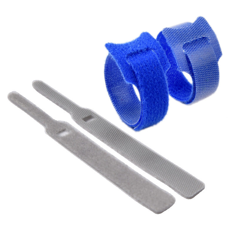 Ready Stock Velcro Storage Belt Data Wire Tie Needle Type Back Backrest Self-Adhesive Cable Management Binding Belt Wholesale