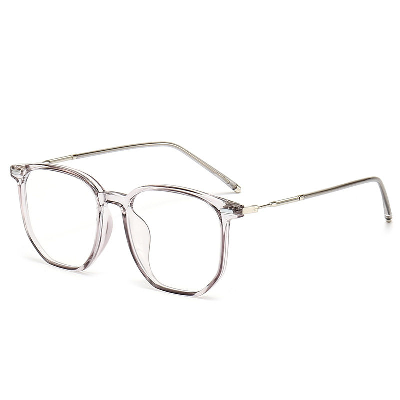 No Makeup Large Frame New Anti-Blue Light Glasses High-End Tr90 Fashion Versatile Glasses Frame for Women Wholesale Glasses Frame for Men