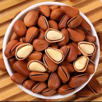 New Northeast Open Red Pine Nuts Large Particles 2025 Pine Nuts Sweet Fragrance Northeast Specialty 1/2/3/ 2.5kg Free Shipping