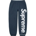 A309 large logo pants royal blue