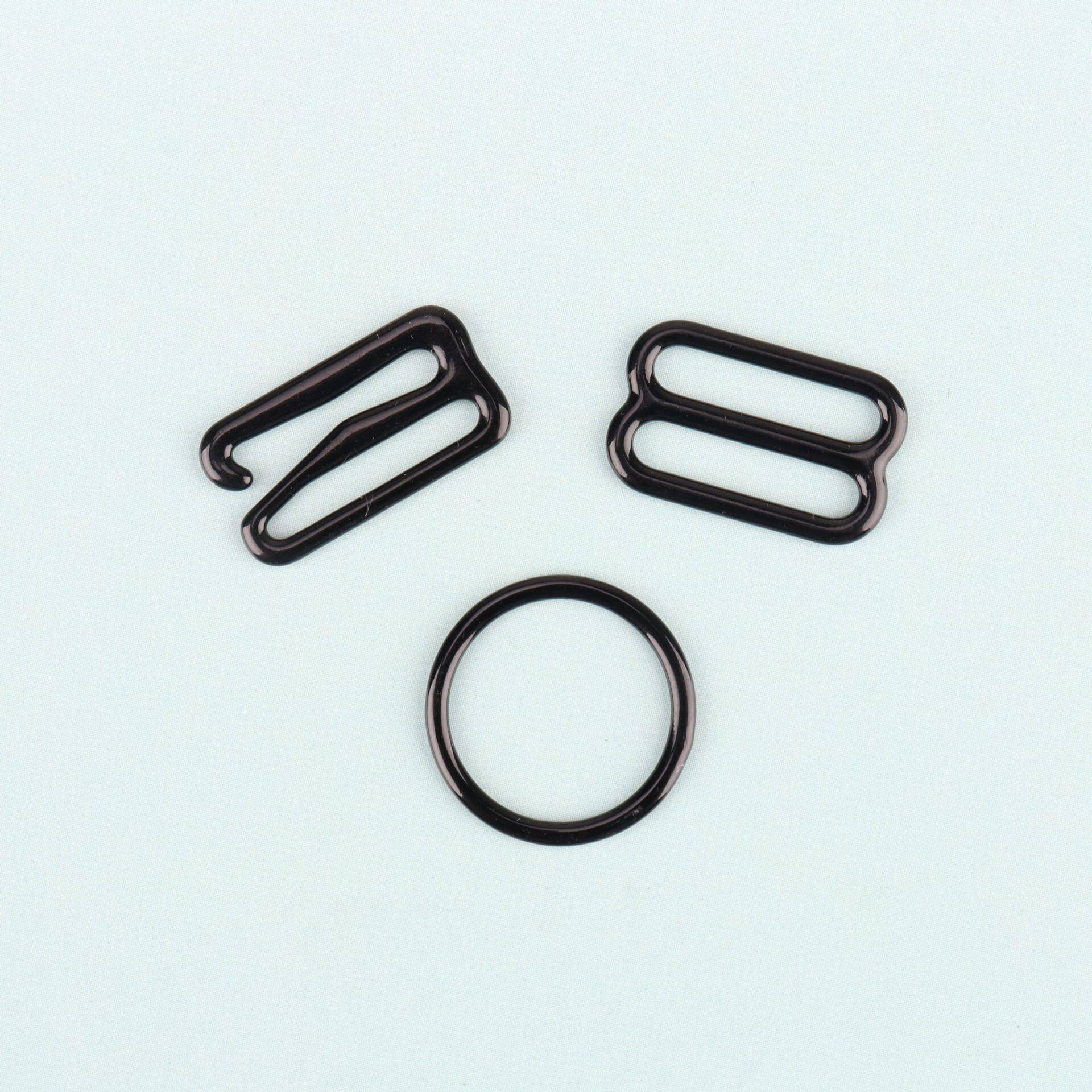 Adjustable Shoulder Strap Bra, Colorful In-Stock Metal Alloy 0 Buckle, 8 Buckle, 9 Buckle Bra, Rubber-Coated Bra, Garment Accessories