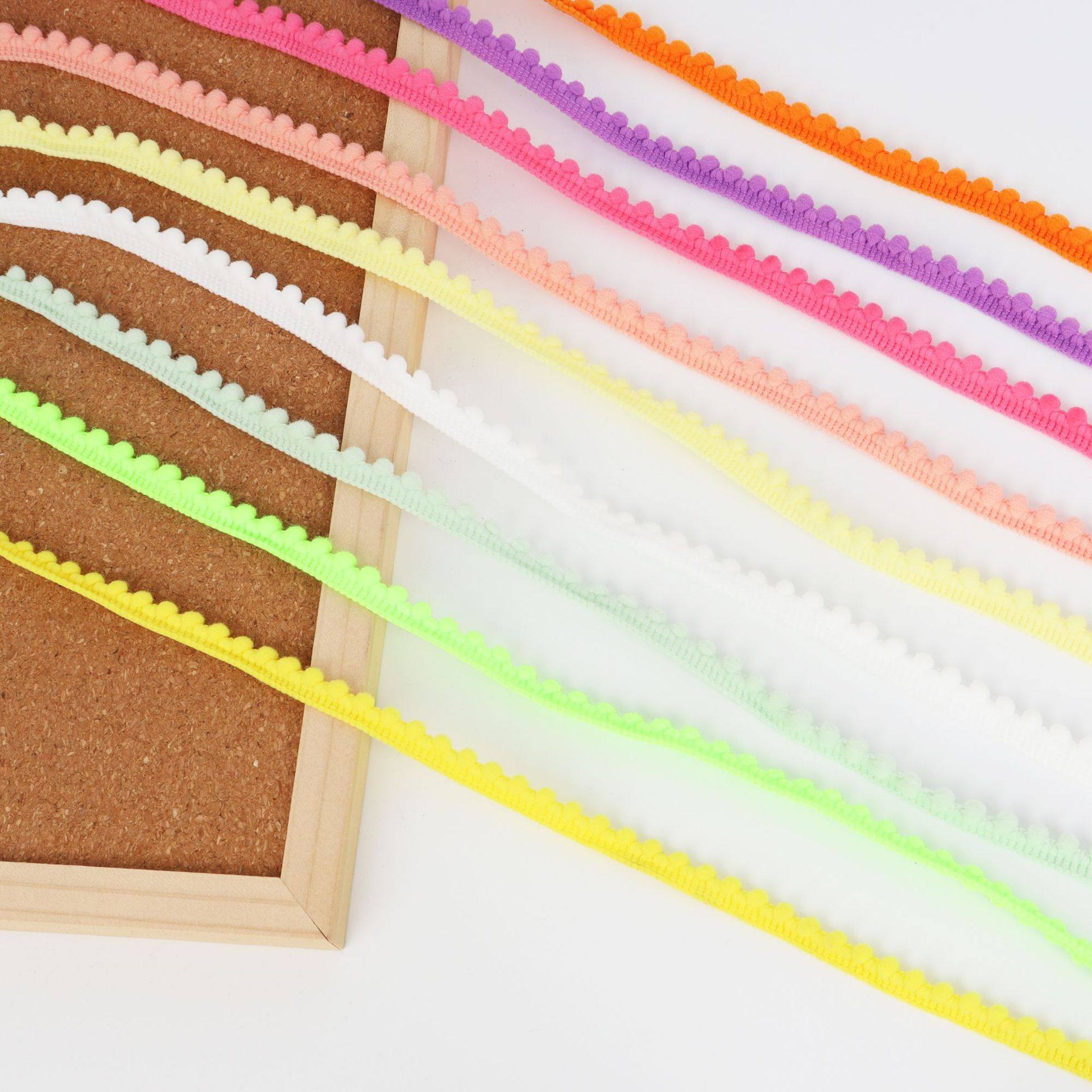 Factory Direct Sales in Stock 35 Colors Tooth Lace Dog Tooth Small Fur Ball Bubble Lace Clothing Accessories Accessories