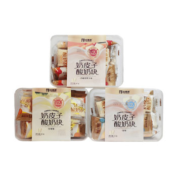 Milk Cheese Block from Inner Mongolia, Yogurt Block, Lemon Flavor, Office Snacks, Dairy Products