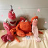 Jellycat Fun Seafood Series Doll Artificial Crab Lobster Octopus Clam Whale Doll Plush Toy