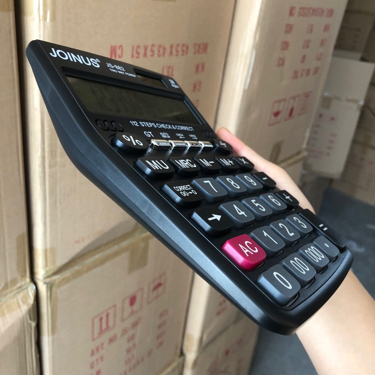 JOINUS众成牌 882台式太阳能计算器财务会计商务双电源14位计算机