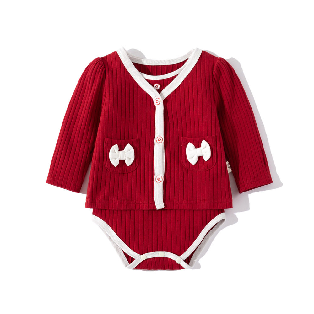 Summer Baby Cardigan Jacket Suit, Fashionable Baby Baggy Clothes, Pure Cotton Baby Super Cute Newborn Jumpsuit