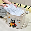 Zt1599 Desktop Storage Box Snack Toy Storage Basket Wardrobe Living Room Home Cute Cartoon Sundry Storage Box