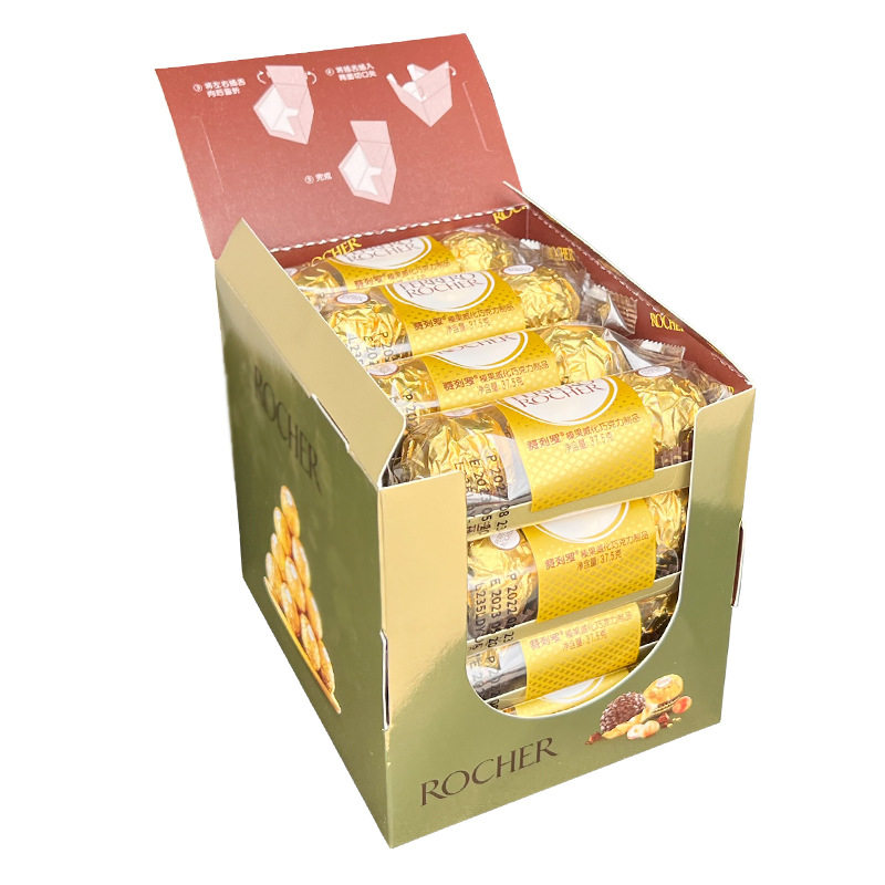 Ferrero Chocolate 2 Pieces, 3 Pieces, 5 Pieces Wedding Candy Gift Box with Holiday Gifts, High-End Gifts, Hazelnut