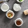 Restaurant creative egg tray hotel dip dish set hot pot restaurant small dish chicken molecular dish