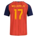 2026 spain home jersey #17 williams jr