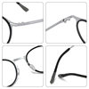2007 new big brand retro glasses frame metal round frame men's high myopia frame metal ferrule glasses batch