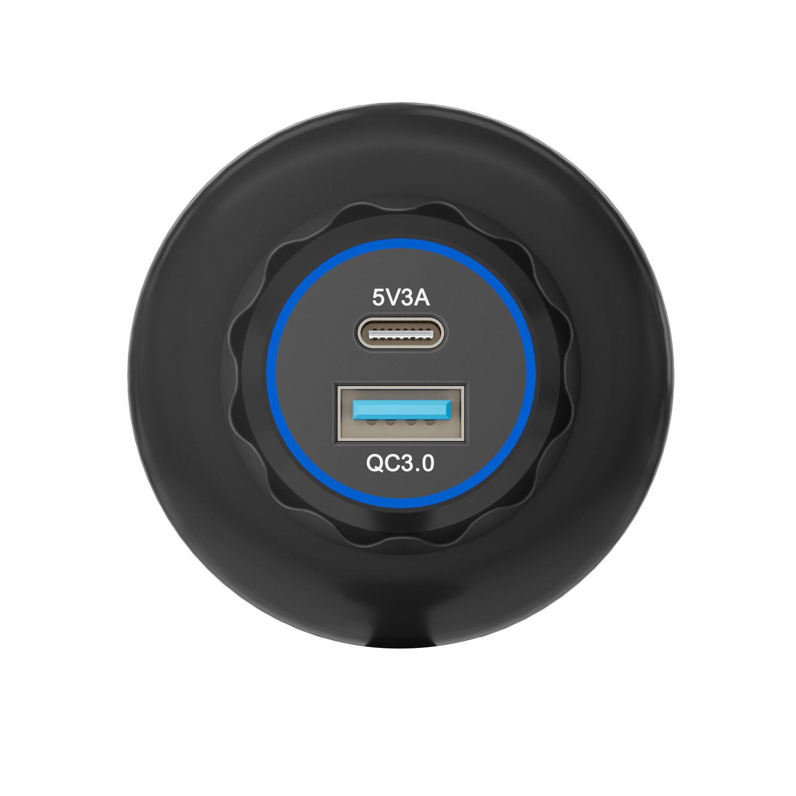 12V-24Vqc3.0 Fast Charging Car Charger Passenger Car Rv Car Modified Car Charger Modified Car USB Socket 3.1A