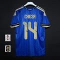 Italy home jersey, number 14 with captain's armband