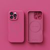 Casual Pure Color Liquid Thin Circle Magnetic Suction Suitable for Iphone16Promax Mobile Phone Case Apple 17 Photo Button Soft