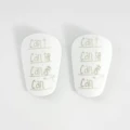 (m size 12cm long and 7.8cm wide) platinum can shin guards