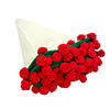 Hand-Knitted Yarn DIY Rose Flower Lily of the Valley Blanket Jasmine Bouquet Crochet Christmas Gift Crochet