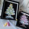 Christmas New Christmas Tree Gravel Crystal Photo Frame DIY Material Package Creative Decorative Painting Ornaments Christmas Gift
