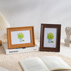 New Retro Simple Photo Frame for Wall Hanging 6-Inch 7inch 8inch Multiple Sizes Customizable Picture Frame Table Decoration Manufacturer