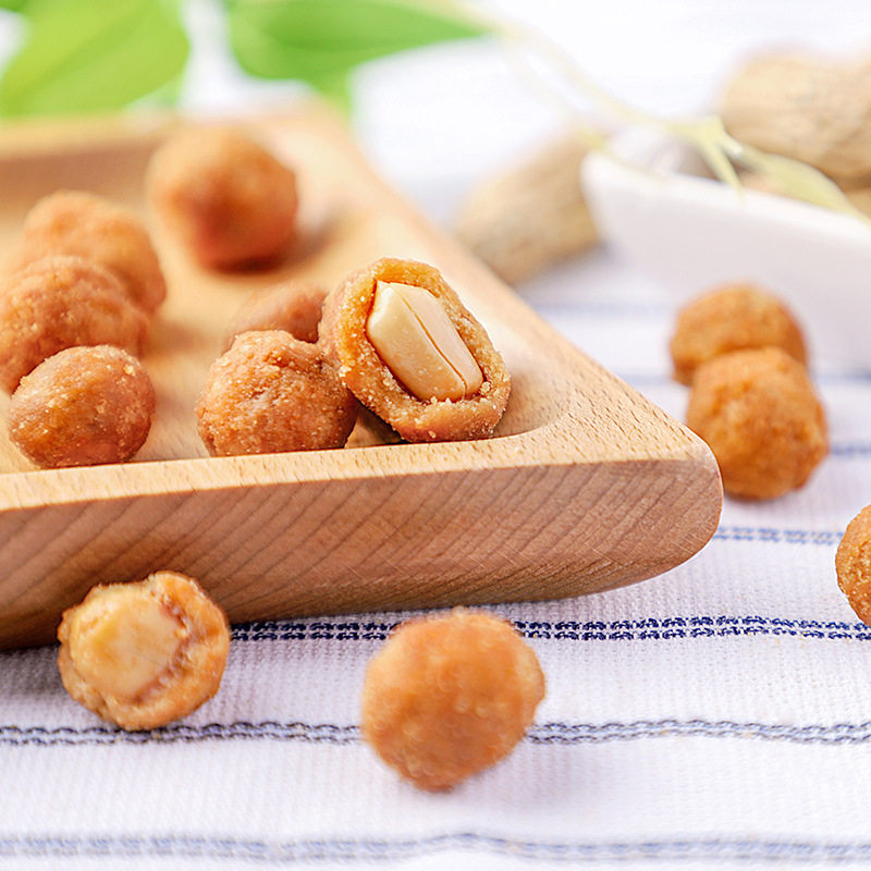Huaweiheng fish skin peanut 208g peanut spiced rice dish dried fruit leisure nut snacks wholesale