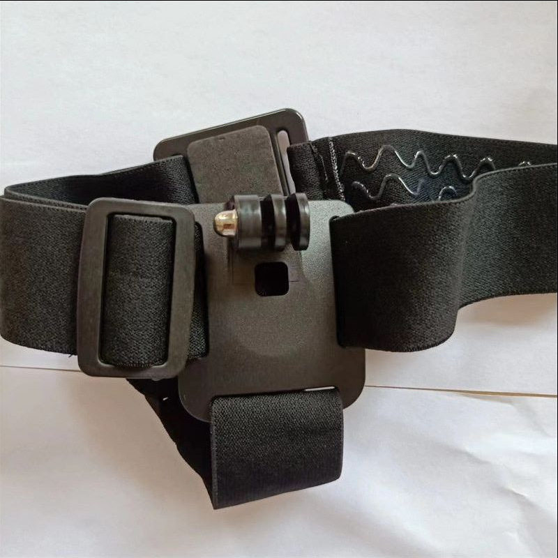 Gopro Action Camera Douyin Live Broadcast Accessories Head-Mounted Mobile Phone Fixed Bracket Anti-Slip Three-Piece Rubber Headband