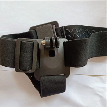 Gopro Action Camera Douyin Live Broadcast Accessories Head-Mounted Mobile Phone Fixed Bracket Anti-Slip Three-Piece Rubber Headband