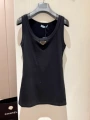 Black [gold label] women's vest