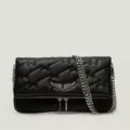 Lightning embroidery black