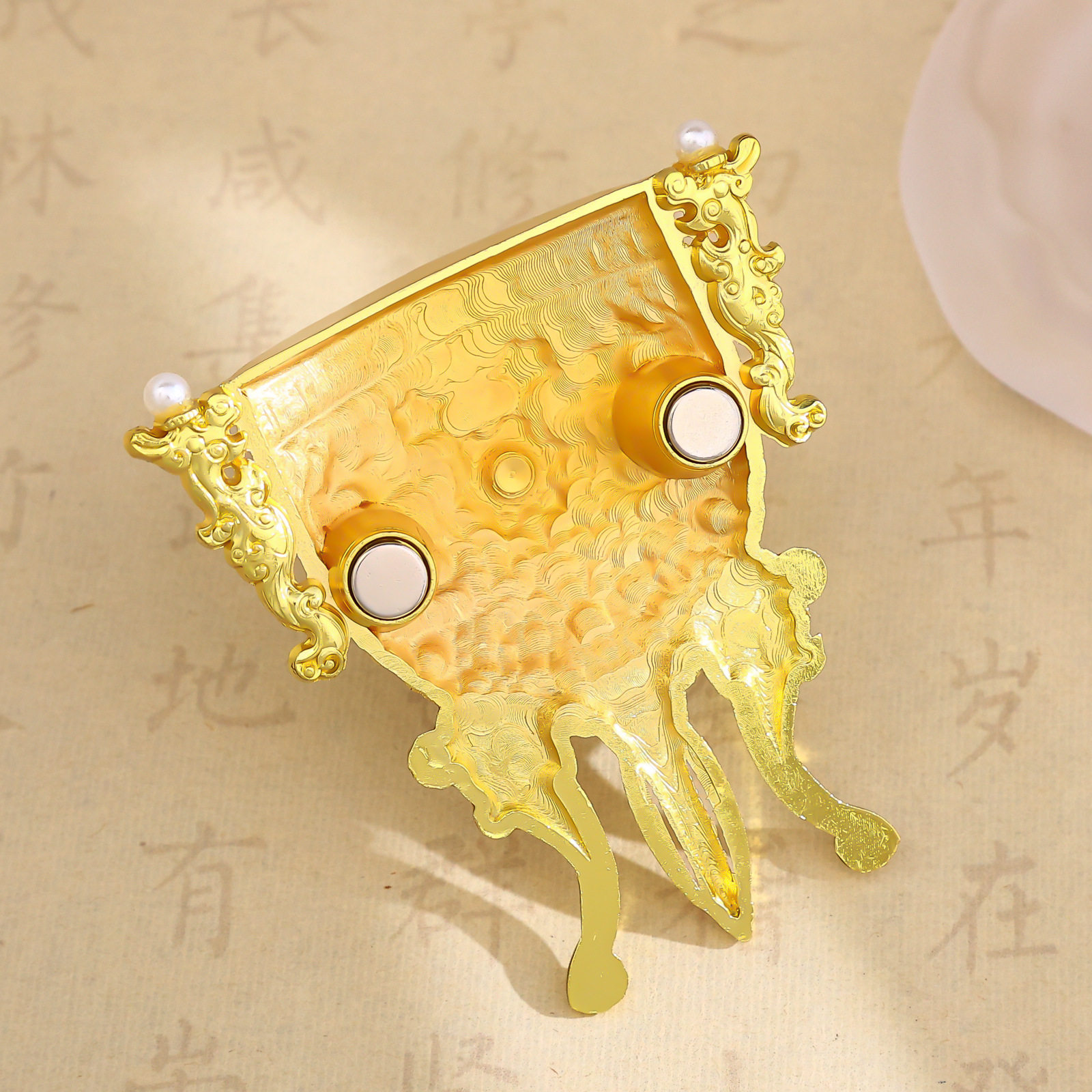 Manufacturer Customized Jinou Yonggu Cup Refrigerator Magnet Forbidden City Museum Travel Souvenir Classical Craft Gift Wholesale