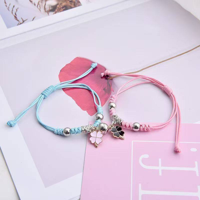 Magnet Bracelet Couple Cute High-face Value Fresh Preparation of a Pair of BFF Student Hand Rope Female Commemorative Gift