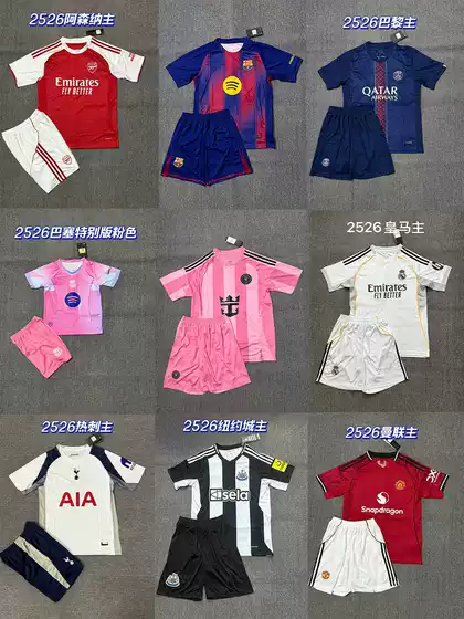 25-26 Season National Team and Club Football Uniform Sets: Real Madrid, Barcelona, Miami, Psg, Juventus Jerseys