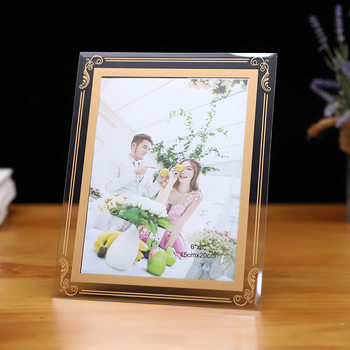 Transparent Crystal Square Photo Frame Glass Acrylic Picture Frame Polaroid Photo Certificate Frame 56 7inch Photo Frame