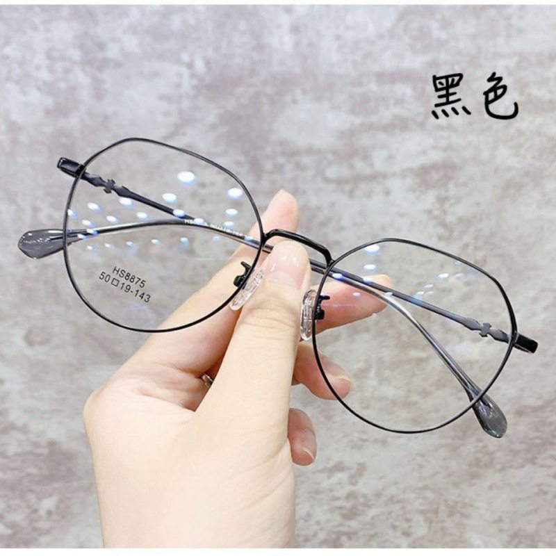Anti-blue light radiation anti-fatigue myopia glasses frame female Korean-style tide can be equipped with power flat computer eye protection for men