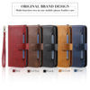 Suitable for iPhone 17 Pro Anti-Fall Two-In-One Phone Leather Case, Apple 16 Card Holder Stand, Samsung S25 Protective Case