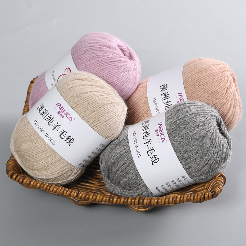 100 Pure Wool Yarn 14 2 Pair Medium Coarse Hand Knitted Yarn Merino Wool 62COLORS