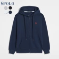 Zipper style-navy red label