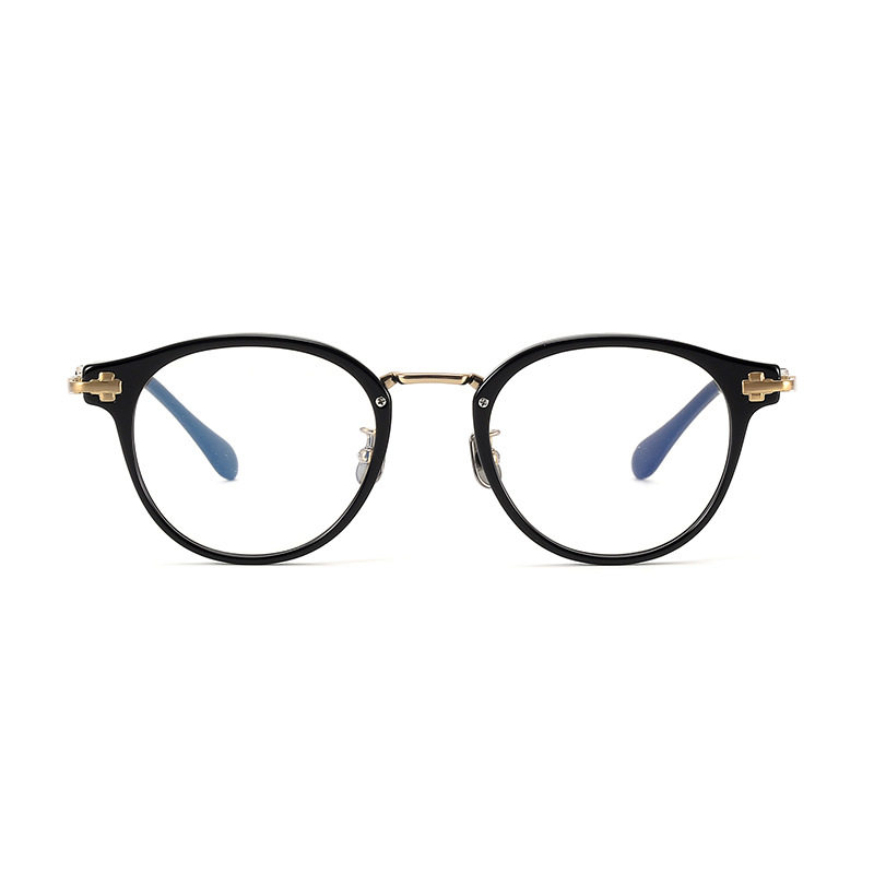 Taylor with retro fashion gradient two-color plain sheet glasses frame CUMULUS can be equipped with anti-blue light
