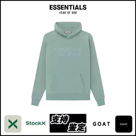 Essentialsss23 Hoodie Letter-Printed Hooded Fleece Casual Long-Sleeved Sweatshirt for Men and Women