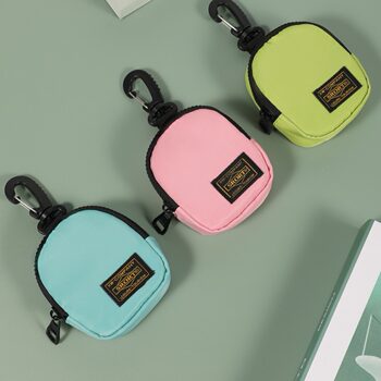 New Fashion Brand Coin Purse Portable Mini Small Hanging Bag Card Bag Practical Waist Bag Storage Key Case Headset Certificate Bag