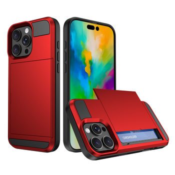 Cross-border New Applicable iPhone16ProMax Slide Multi-function Card Anti-fall Shell Apple 16Plus Shell