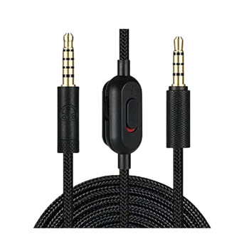 Strictly select and apply Logitech GPRO X G233 G433 game earphone cable tuning and recording cable 2M braided cable
