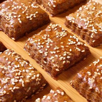 Daifa-yam buckwheat crisp black sesame non-fried baked lasagna crisp cake sugar people meal replacement food