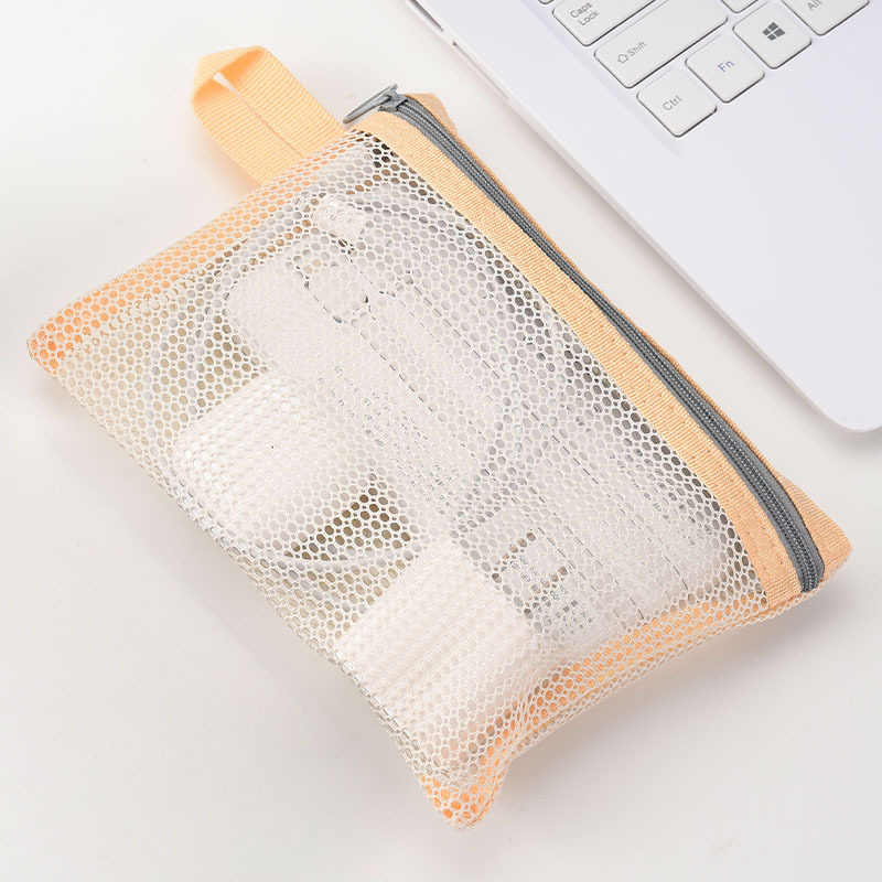 Travel Storage Bag, Portable Miscellaneous Bag, Carry-On Document Bag, Coin Purse, Transparent Mesh Storage Bag, Mini Cosmetic Bag