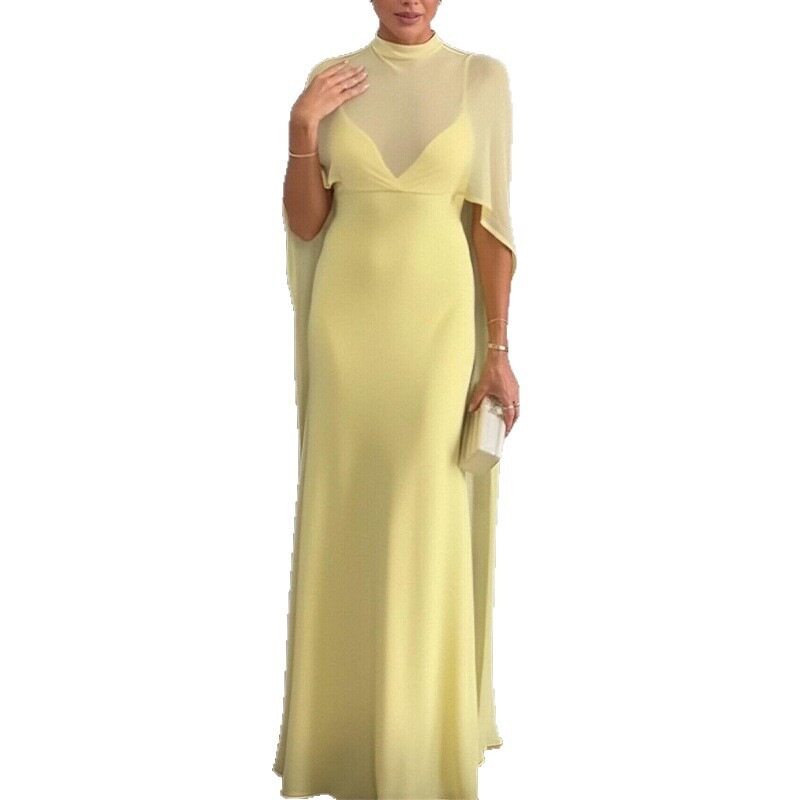 Womens Summer Dress Elegant Solid Color Slim Fit French Style Perfect for Casual Outings or Parties Wholesale