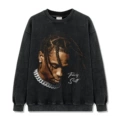 Washed Black Crewneck Sweat