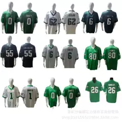 Eagles Embroidered Football Clothes 11Brown 26Barkley1 Hurts 62Kelce