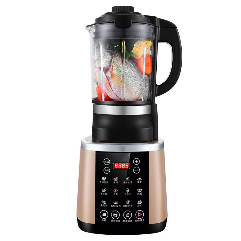 1.75L多功能智能破壁机blender免滤静音豆浆机家用料理机跨境专供