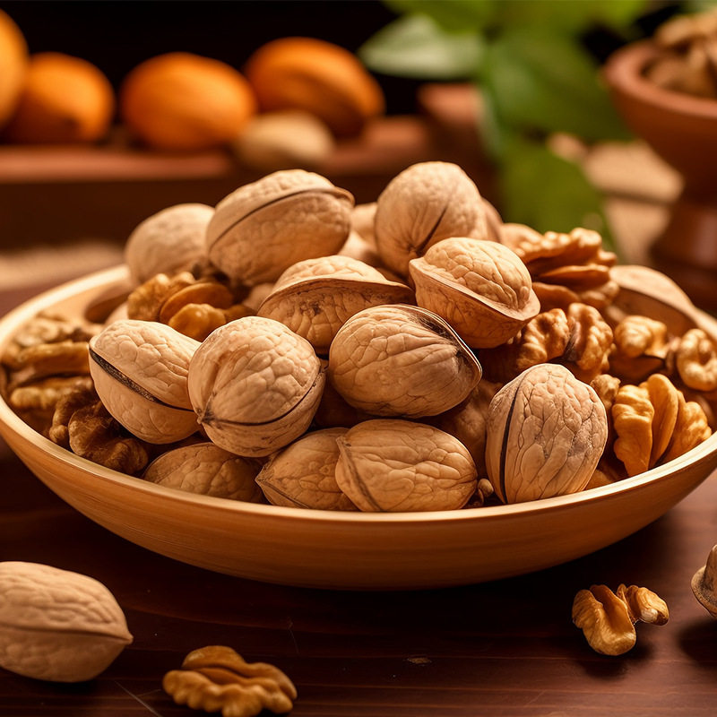 Shanmeiyuan Xinjiang 185 Paper-Skinned Walnut Coffee-Flavored Herbal Roasted Walnut Thin-Skinned Walnut Home Drama Snacks